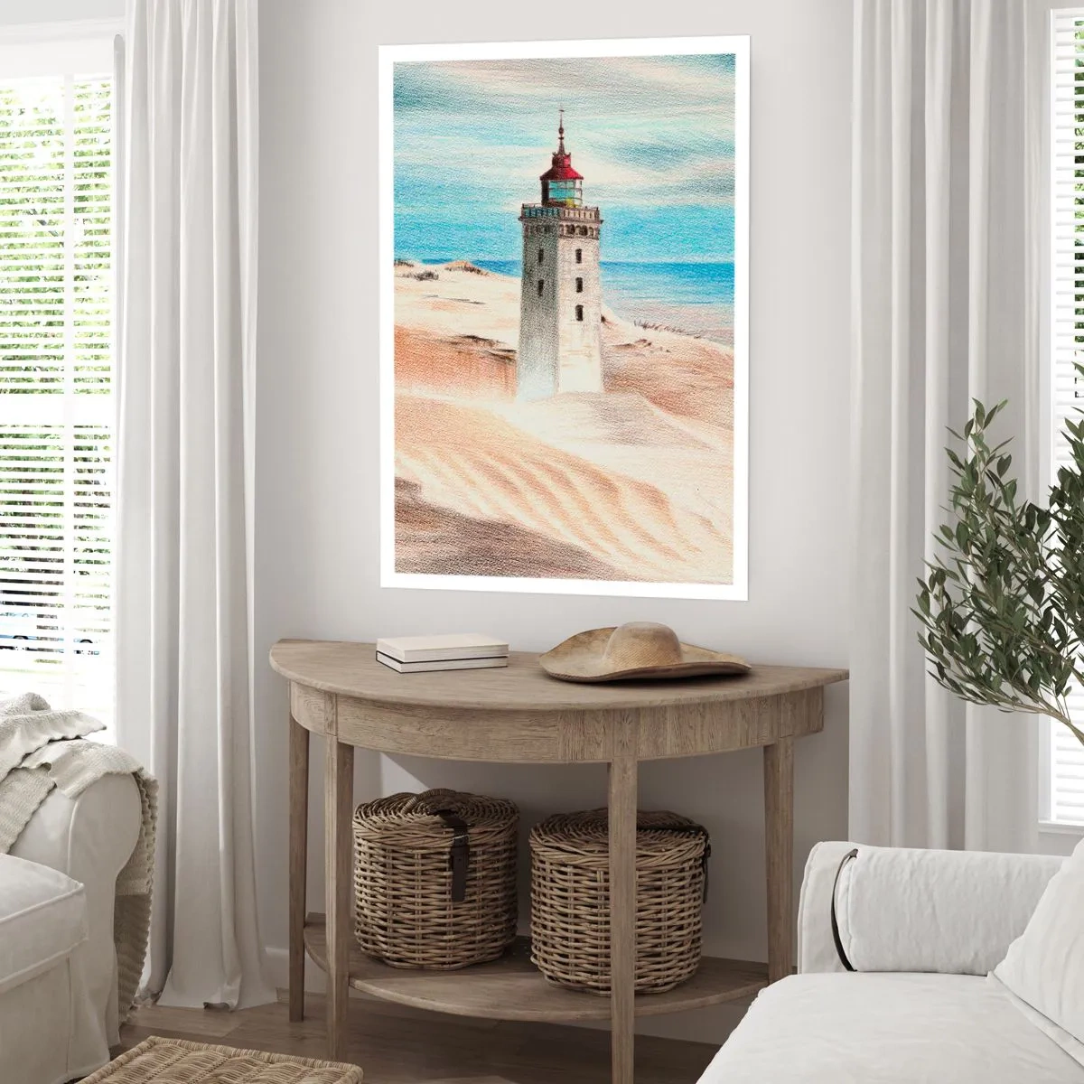 Poster - Sempre guardando il mare - 40x50 cm