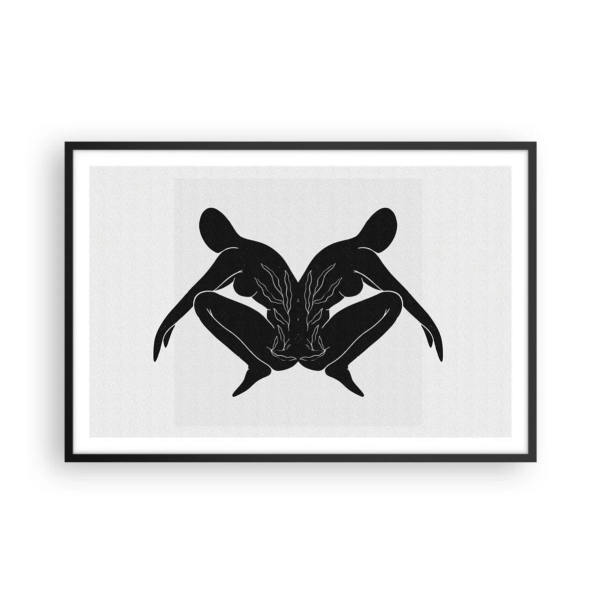 Poster in cornice nera - Anima comune - 91x61 cm