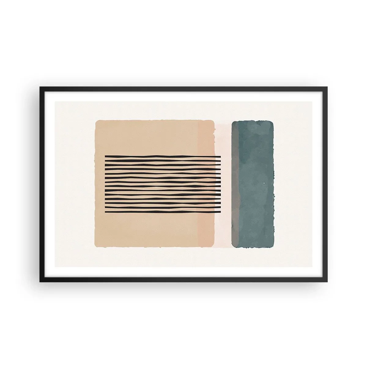 Poster in cornice nera - Tutto a posto - 91x61 cm