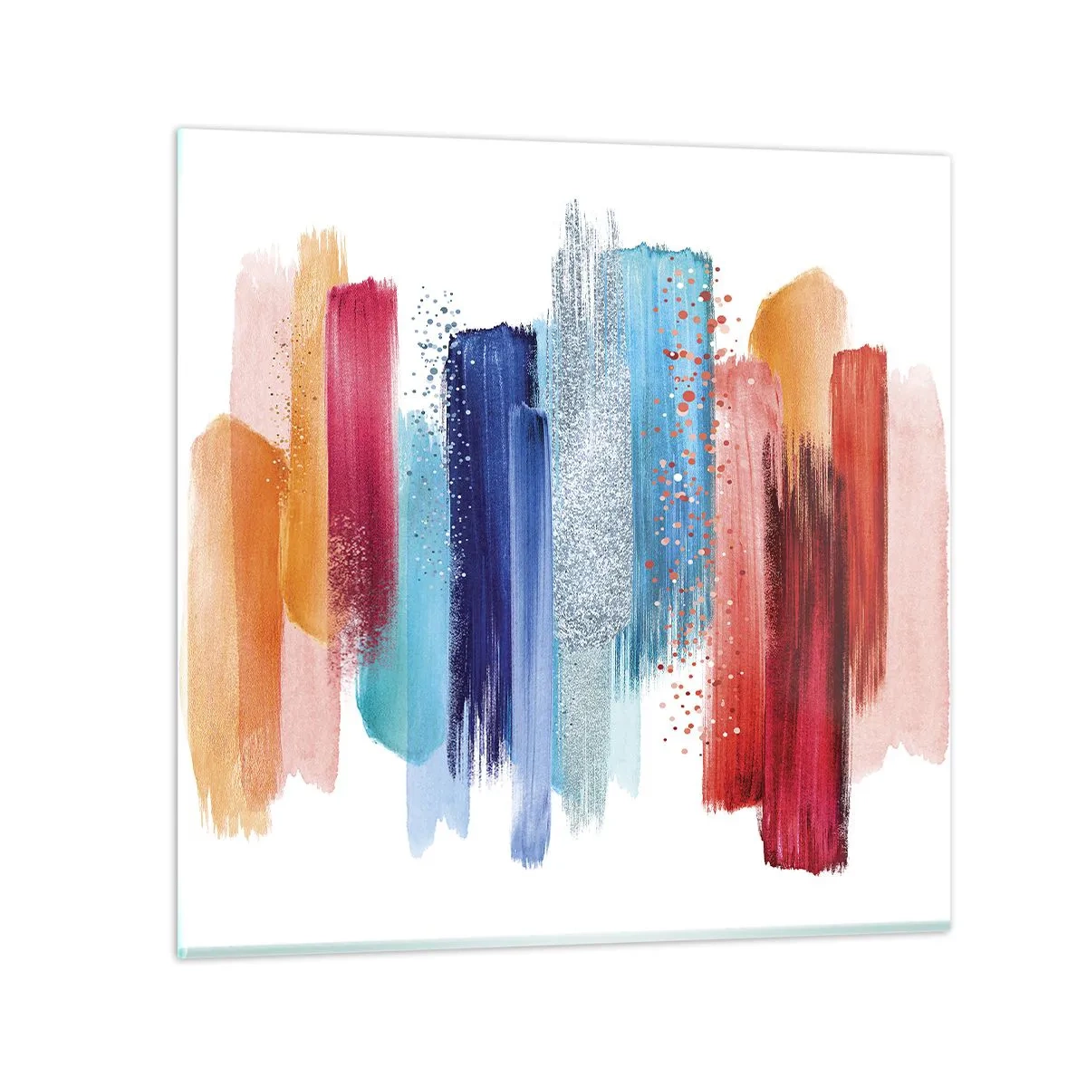 Quadro su vetro - In alto e in basso - 30x30 cm
