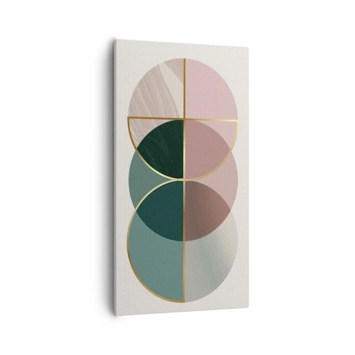 Quadro su tela - Stampe su Tela - Un cerchio dietro l'altro... - 55x100 cm