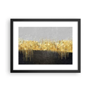 Poster in cornice nera - Nel profondo e verso l'alto - 40x30 cm