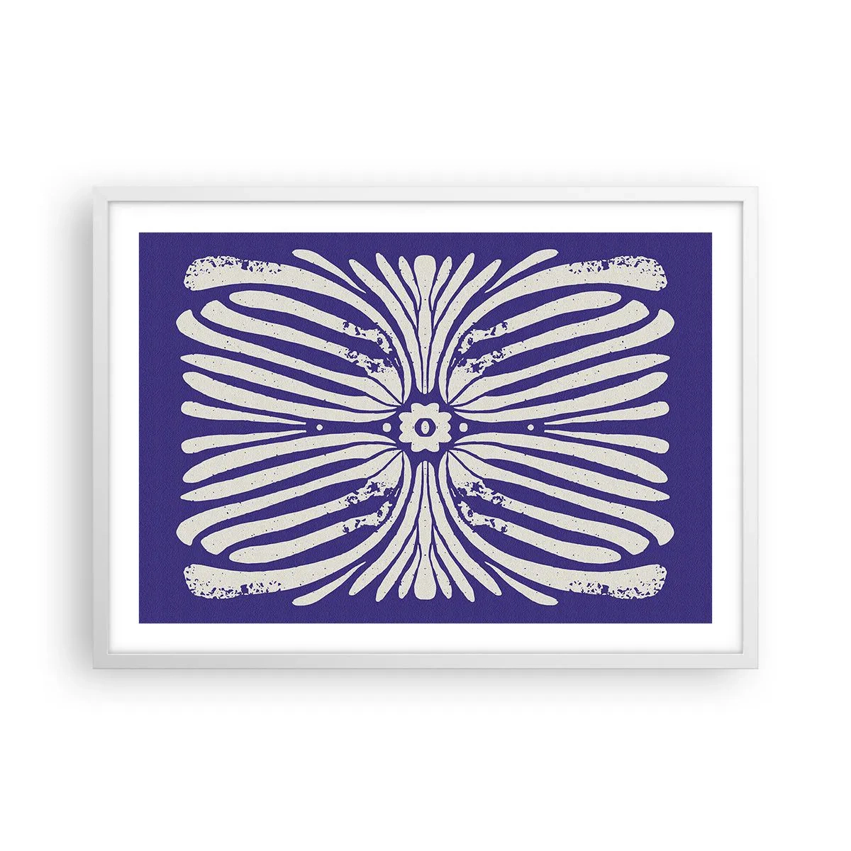 Poster in cornice bianca - Ispirazioni etniche - 70x50 cm