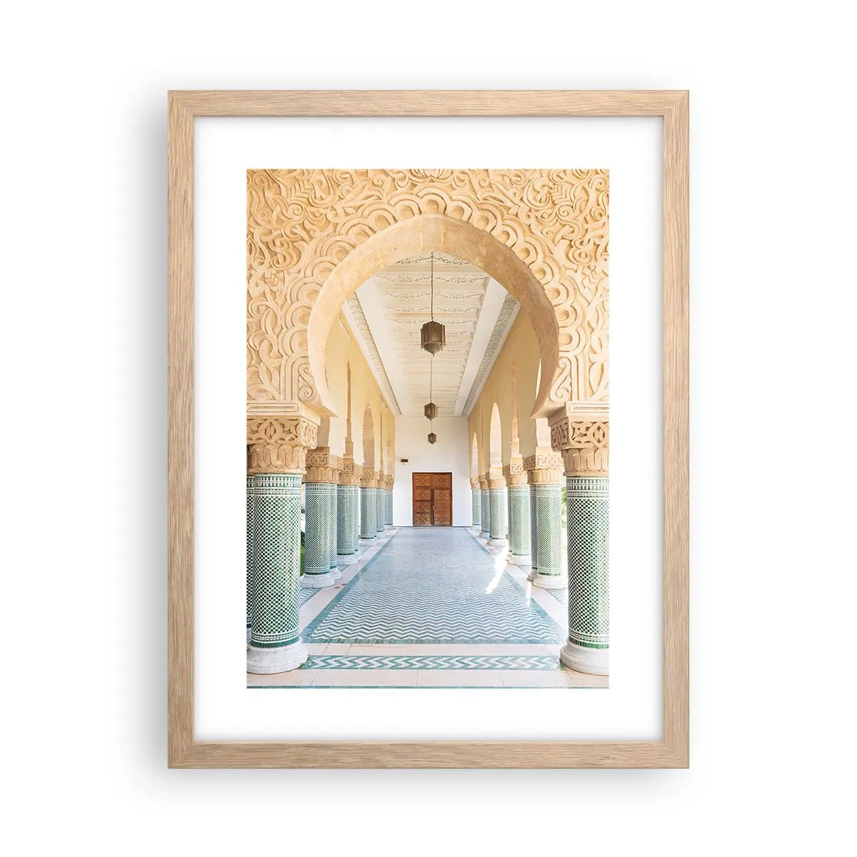 Poster in cornice rovere chiaro - Dai racconti di Sherazade - 30x40 cm