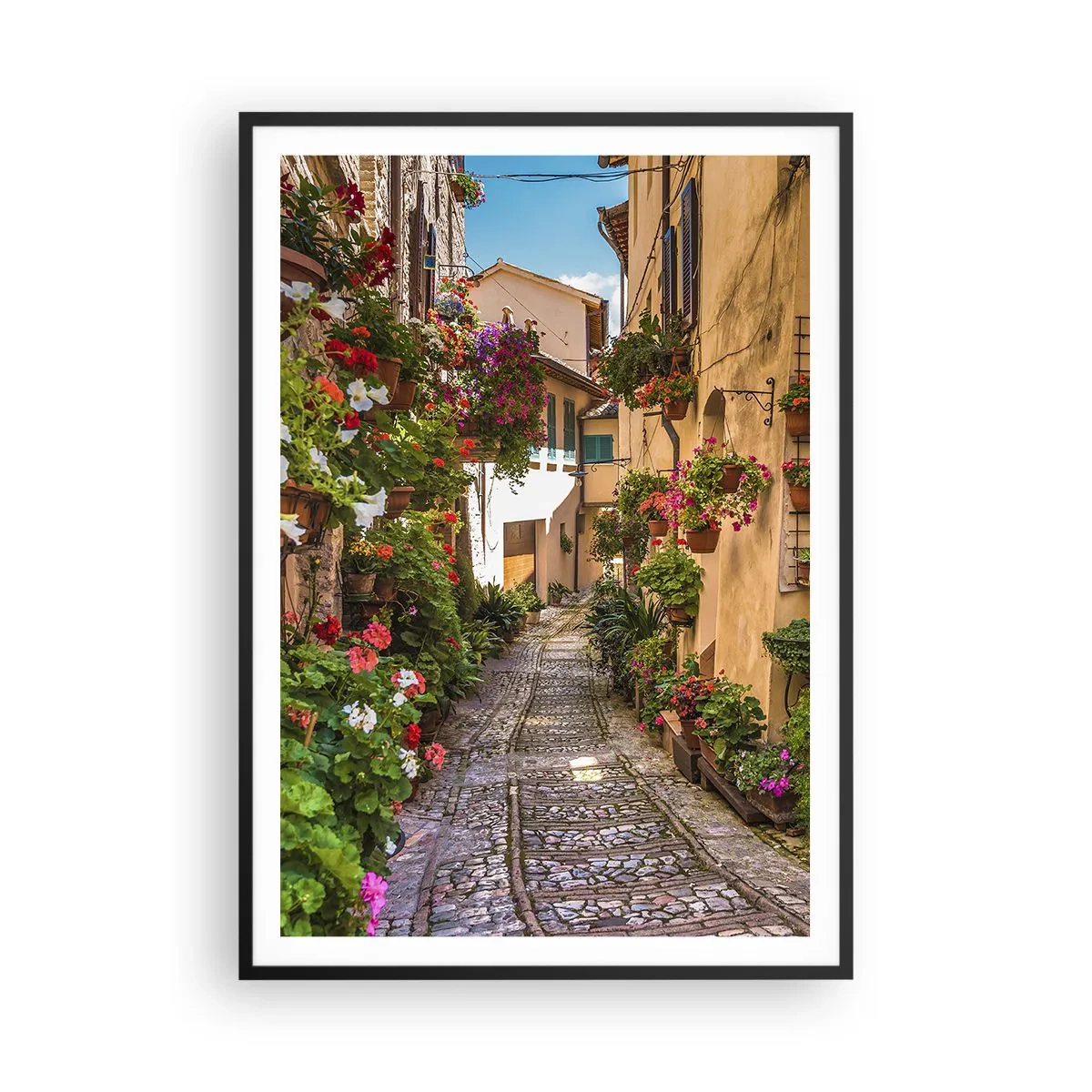 Poster in cornice nera - Angolo italiano - 70x100 cm