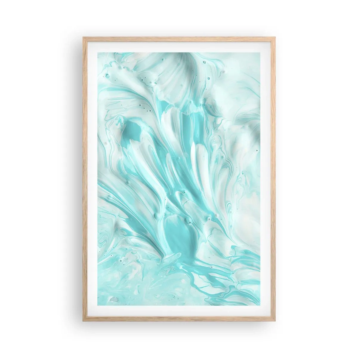 Poster in cornice rovere chiaro - Insieme per sempre - 61x91 cm