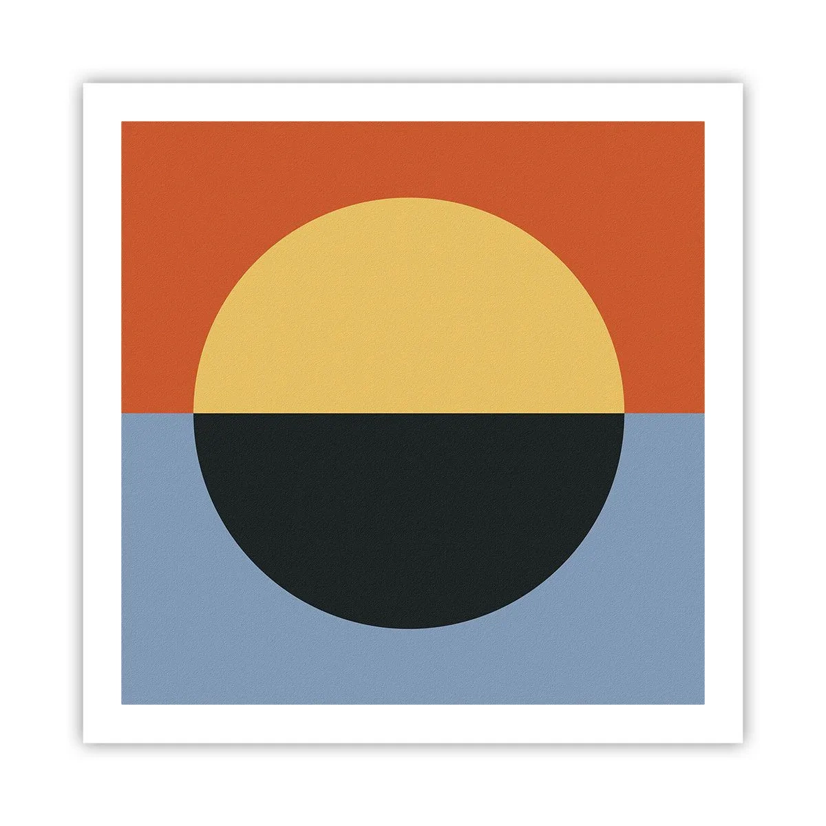 Poster - Composizione di caldo e freddo - 60x60 cm