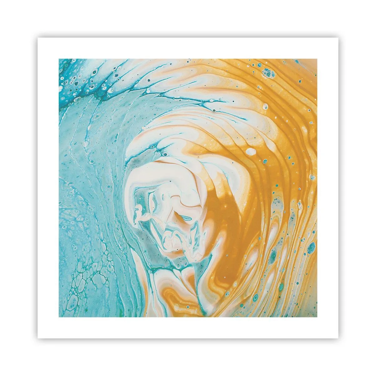 Poster - Vortice pastello - 50x50 cm