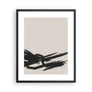 Poster in cornice nera - Corsa sfrenata - 40x50 cm