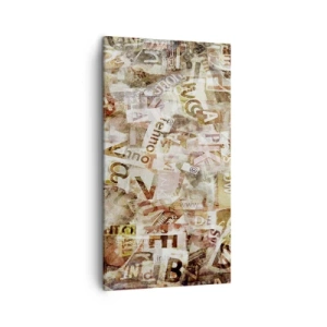 Quadro su tela - Stampe su Tela - Unificando le chiacchiere - 45x80 cm