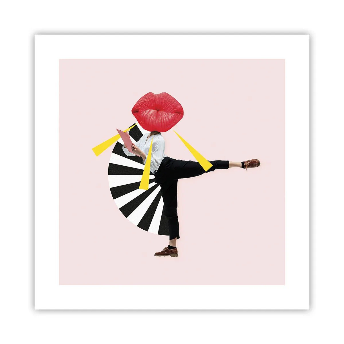 Poster - Pop-art surrealistica - 40x40 cm