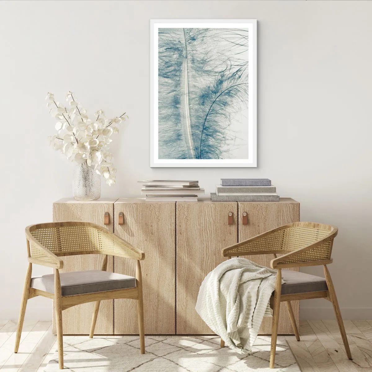 Poster in cornice bianca - Il sussurro della natura - 30x40 cm