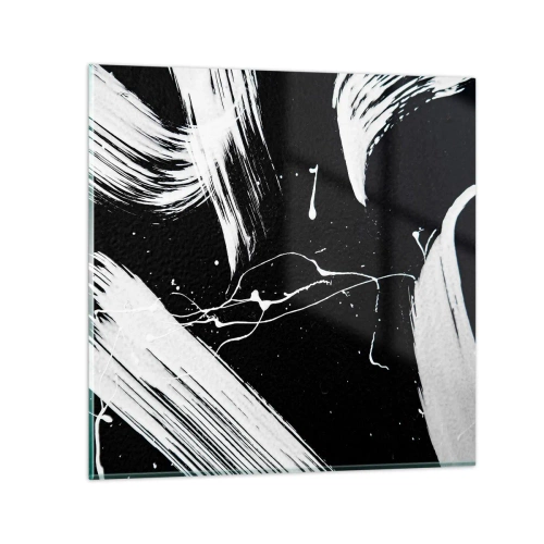 Quadro su vetro - Spezzando l'oscurità - 30x30 cm