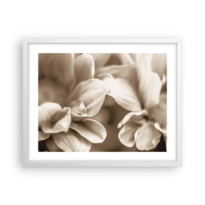 Poster in cornice bianca - Mite come un sorriso - 50x40 cm