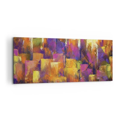 Quadro su tela - Stampe su Tela - Composizione metropolitana - 100x40 cm