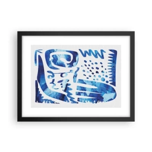 Poster in cornice nera - Ritorno alle radici - 40x30 cm