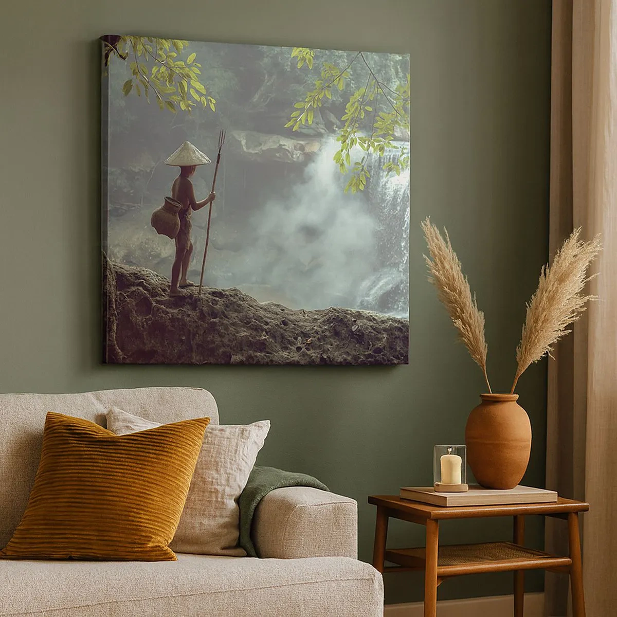 Quadro su tela - Stampe su Tela - In armonia con la natura - 30x30 cm