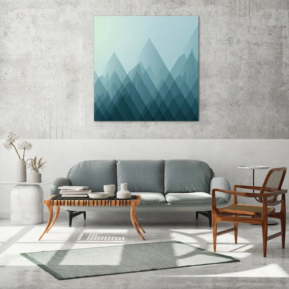 Quadro su vetro - Grande, più grande, massima - 40x40 cm