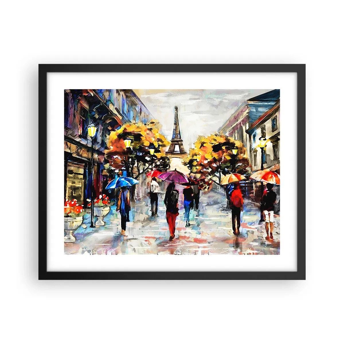 Poster in cornice nera - Bella soprattutto d'autunno - 50x40 cm