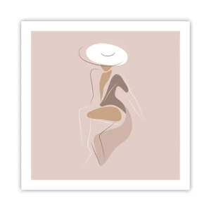 Poster - Essere una dama - 60x60 cm