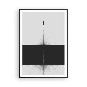 Poster in cornice nera - Dritto allo scopo - 70x100 cm