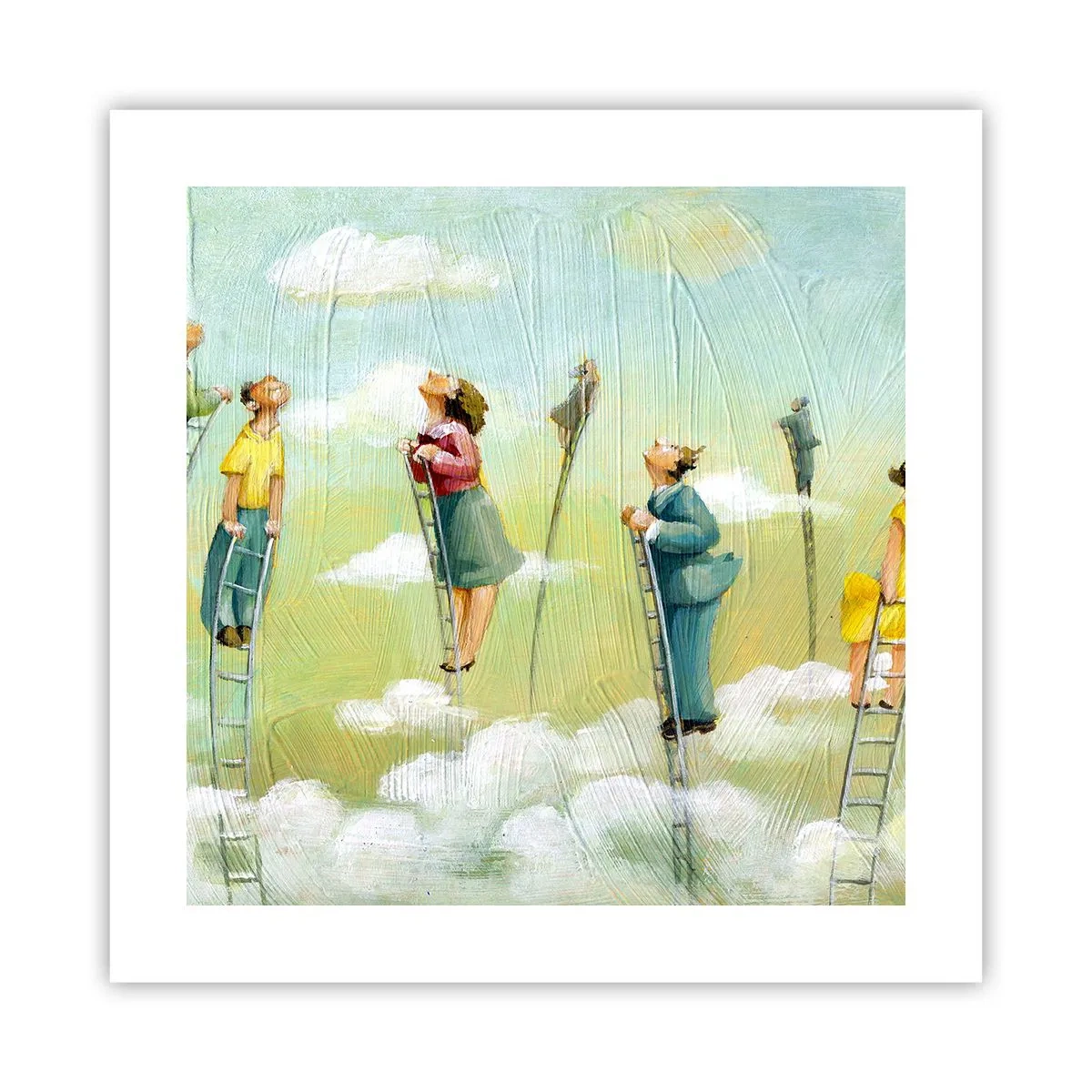 Poster - Seguendo i propri sogni - 40x40 cm