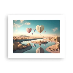 Poster - L'amore permette di volare - 40x30 cm