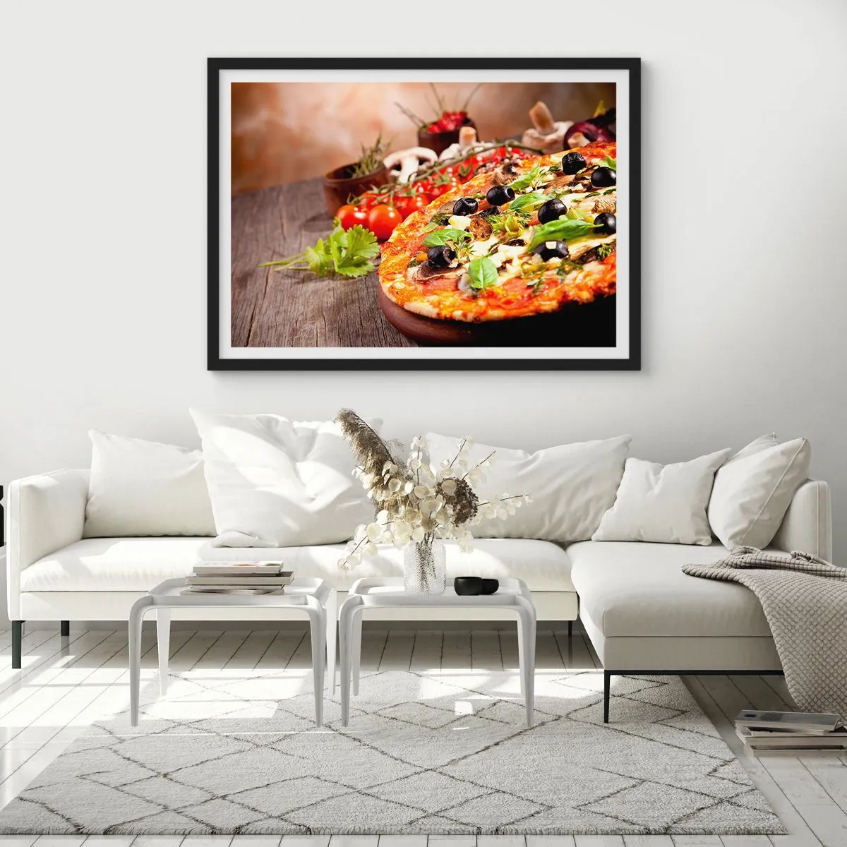 Poster in cornice nera - Con ingredienti tellurici - 91x61 cm