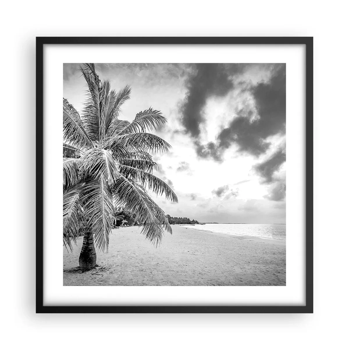 Poster in cornice nera - Quando hai nostalgia della solitudine... - 50x50 cm