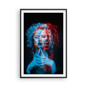 Poster in cornice nera - Alter ego - 61x91 cm