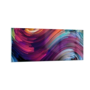 Quadro su vetro - L'inizio del nuovo mondo - 100x40 cm