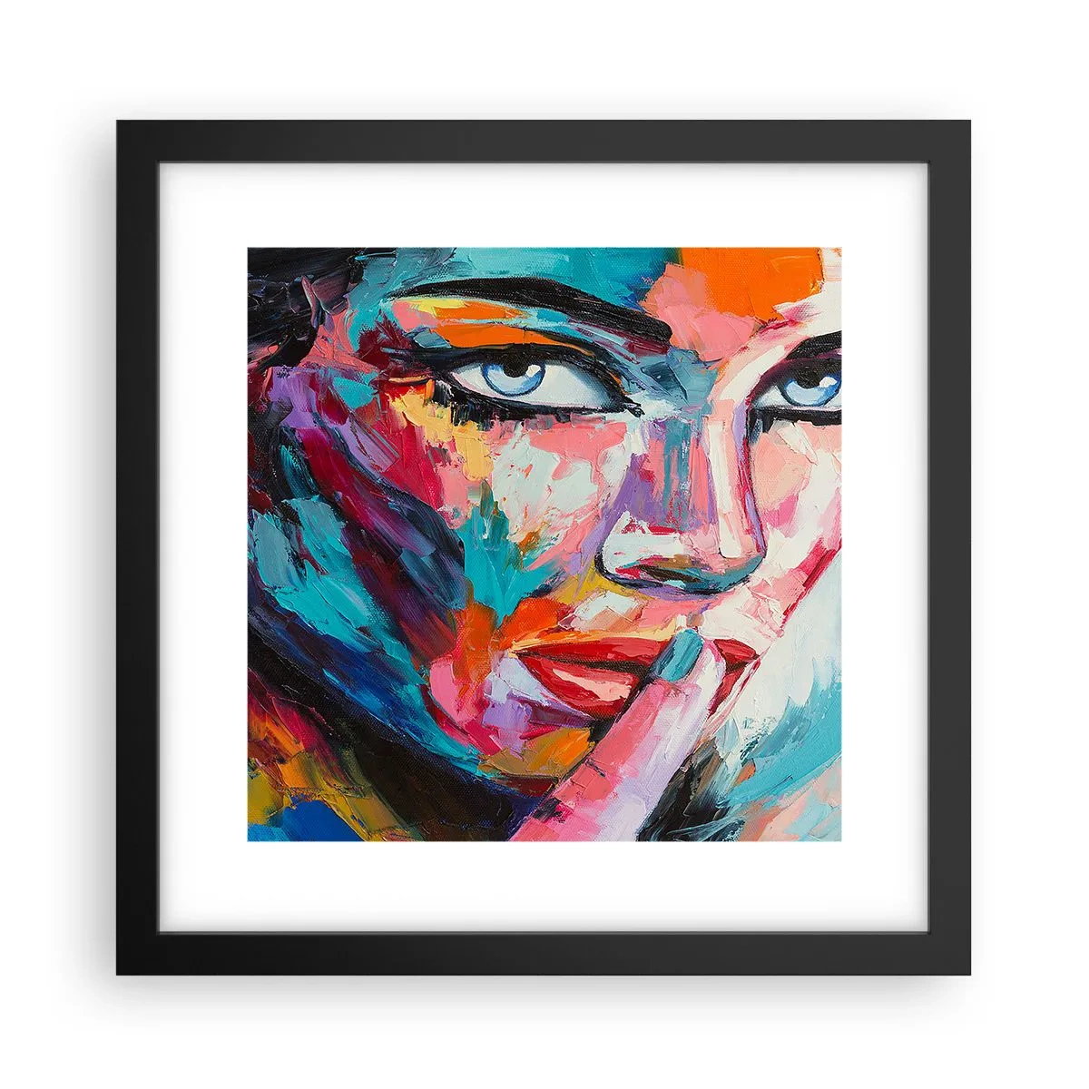 Poster in cornice nera - Il nostro primo segreto - 30x30 cm