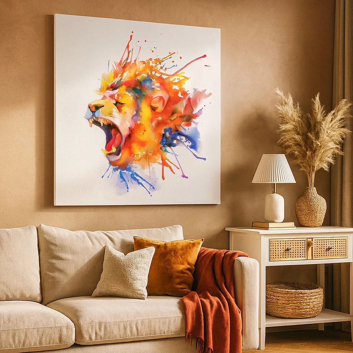 Quadro su tela - Stampe su Tela - Esplosione d'ira - 30x30 cm