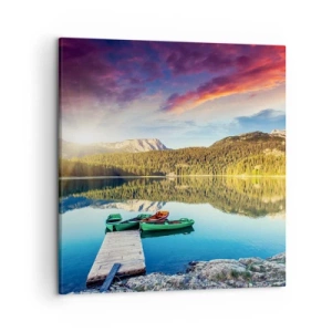 Quadro su tela - Stampe su Tela - Sull'acqua liscia come uno specchio - 50x50 cm