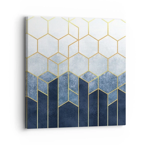 Quadro su tela - Stampe su Tela - Composizione a ritmo sincopato - 30x30 cm