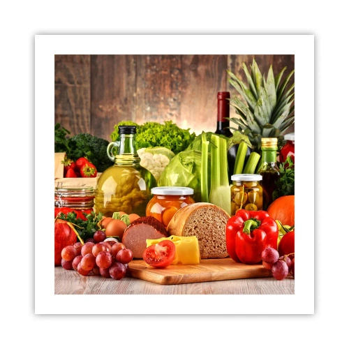 Poster - Affumicati, arrostiti, marinati - 50x50 cm