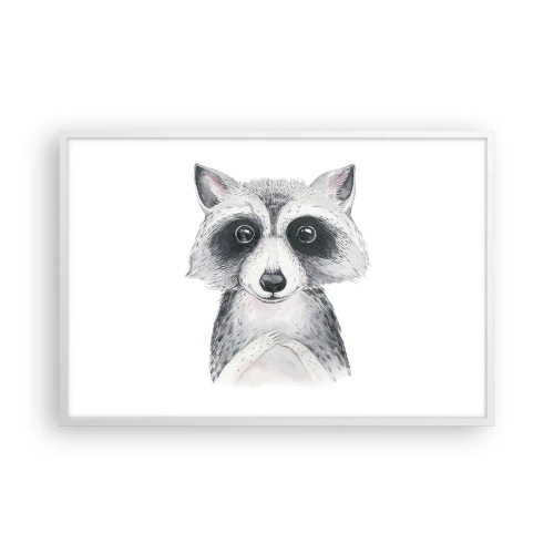 Poster in cornice bianca - Un attimo di commozione - 91x61 cm