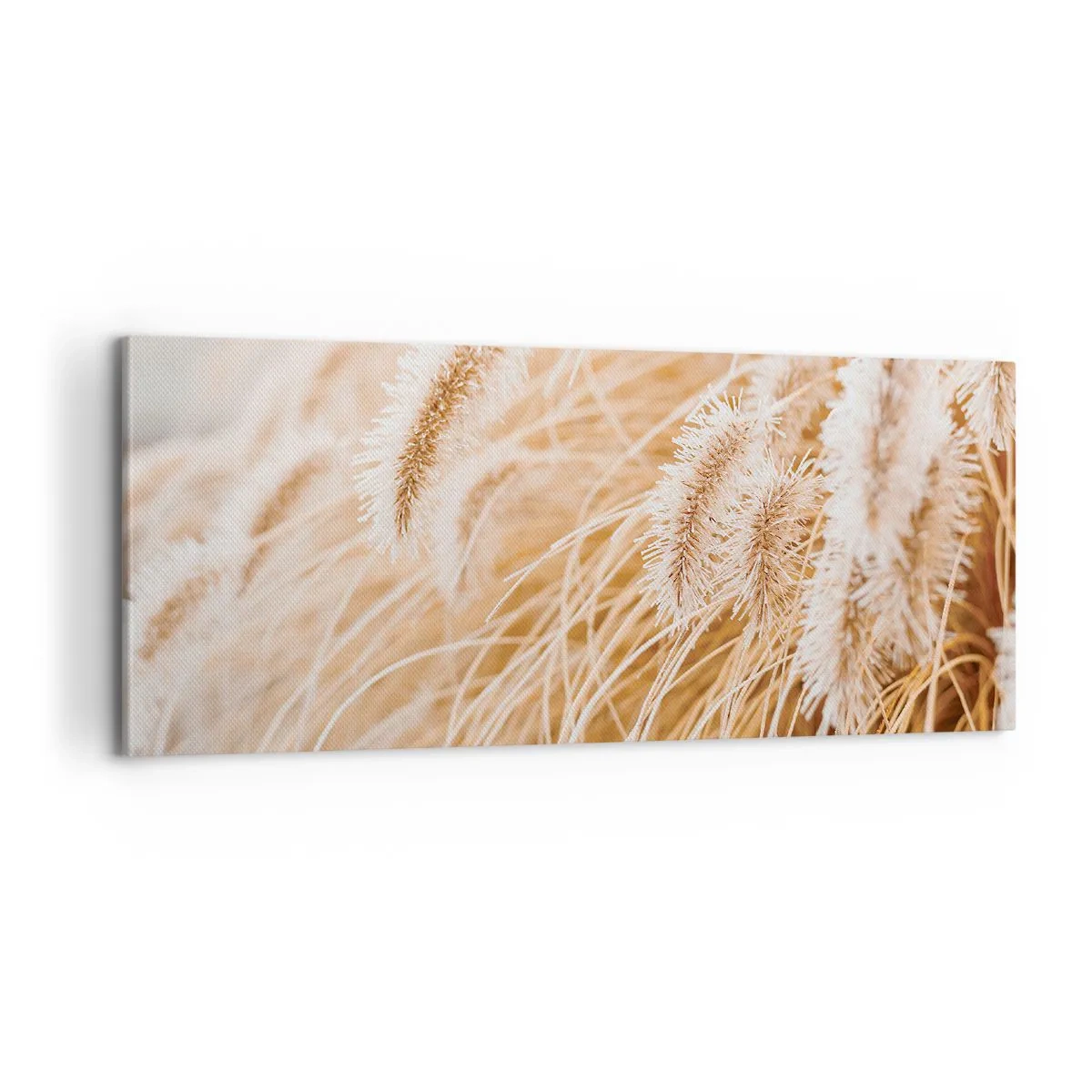 Quadro su tela - Stampe su Tela - Il fruscio dorato dell'erba - 100x40 cm