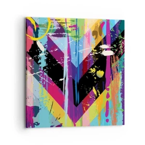 Quadro su tela - Stampe su Tela - Dall'alto in basso - 70x70 cm