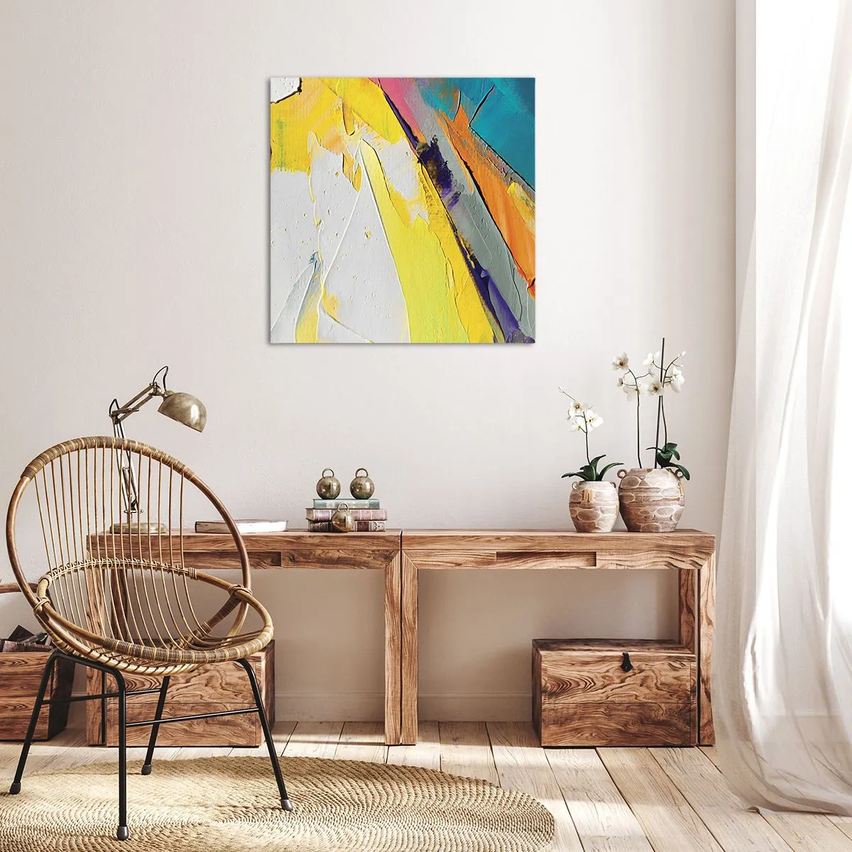 Quadro su tela - Stampe su Tela - Anatomia della luce - 50x50 cm