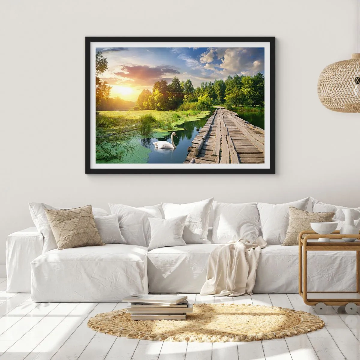 Poster in cornice nera - Estate, estate ovunque - 91x61 cm