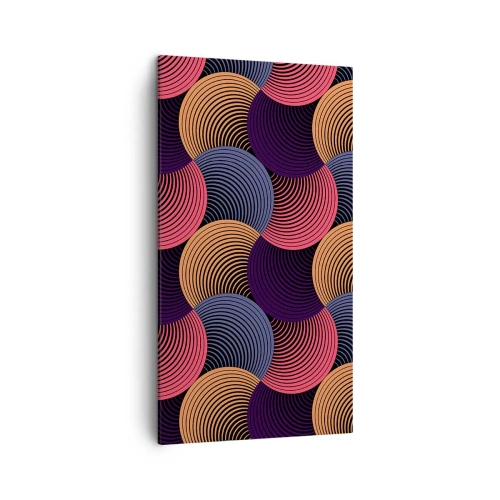 Quadro su tela - Stampe su Tela - Al ritmo delle sfere - 45x80 cm