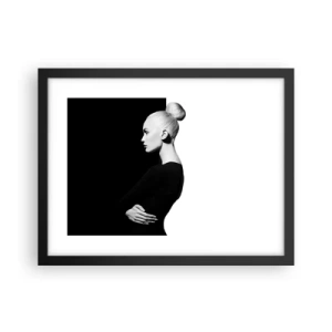 Poster in cornice nera - Semplicemente donna - 40x30 cm