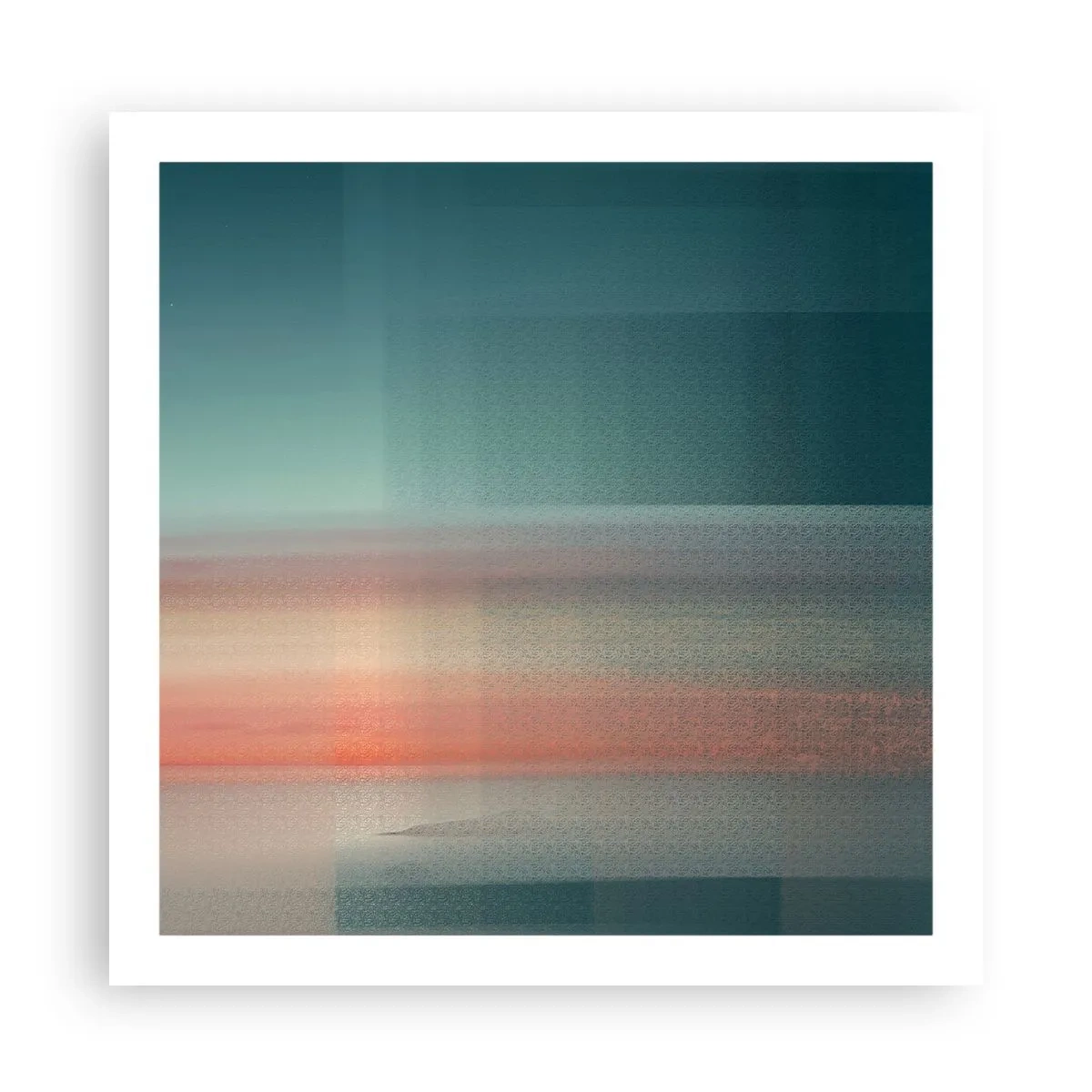 Poster - Astrazione: onde di luce - 60x60 cm