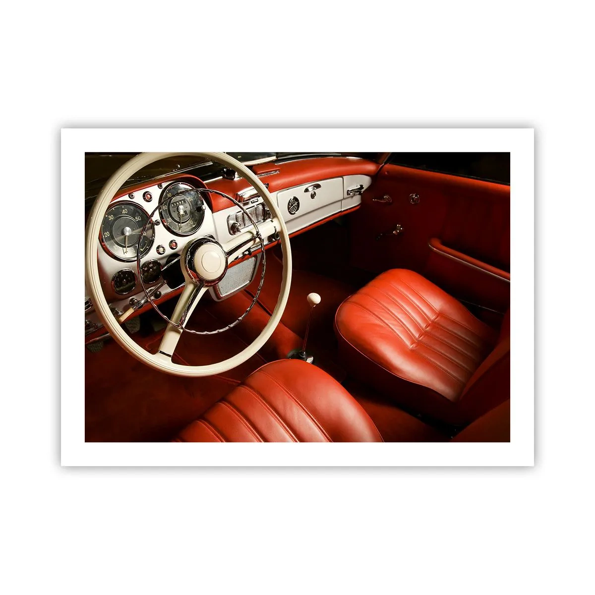 Poster - Lusso in stile vintage - 70x50 cm