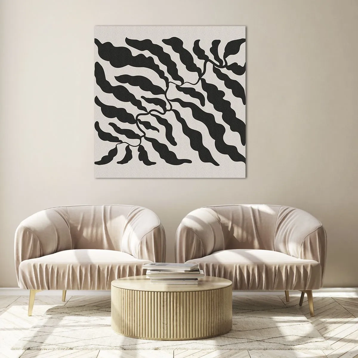 Quadro su vetro - La natura del quadrato - 70x70 cm