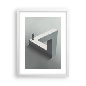 Poster in cornice bianca - Eppure è possibile - 30x40 cm