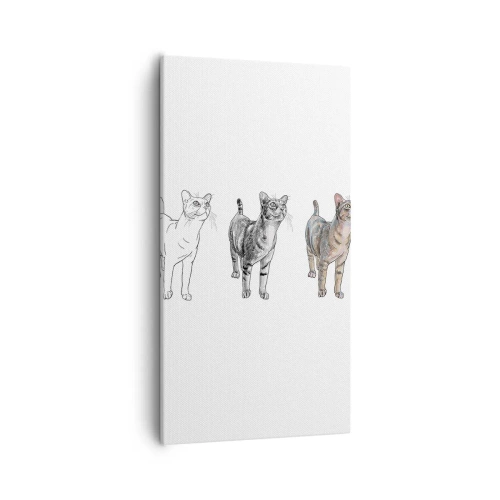 Quadro su tela - Stampe su Tela - Lezione di disegno - 55x100 cm