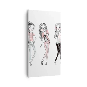 Quadro su tela - Stampe su Tela - Arriva la festa - 65x120 cm