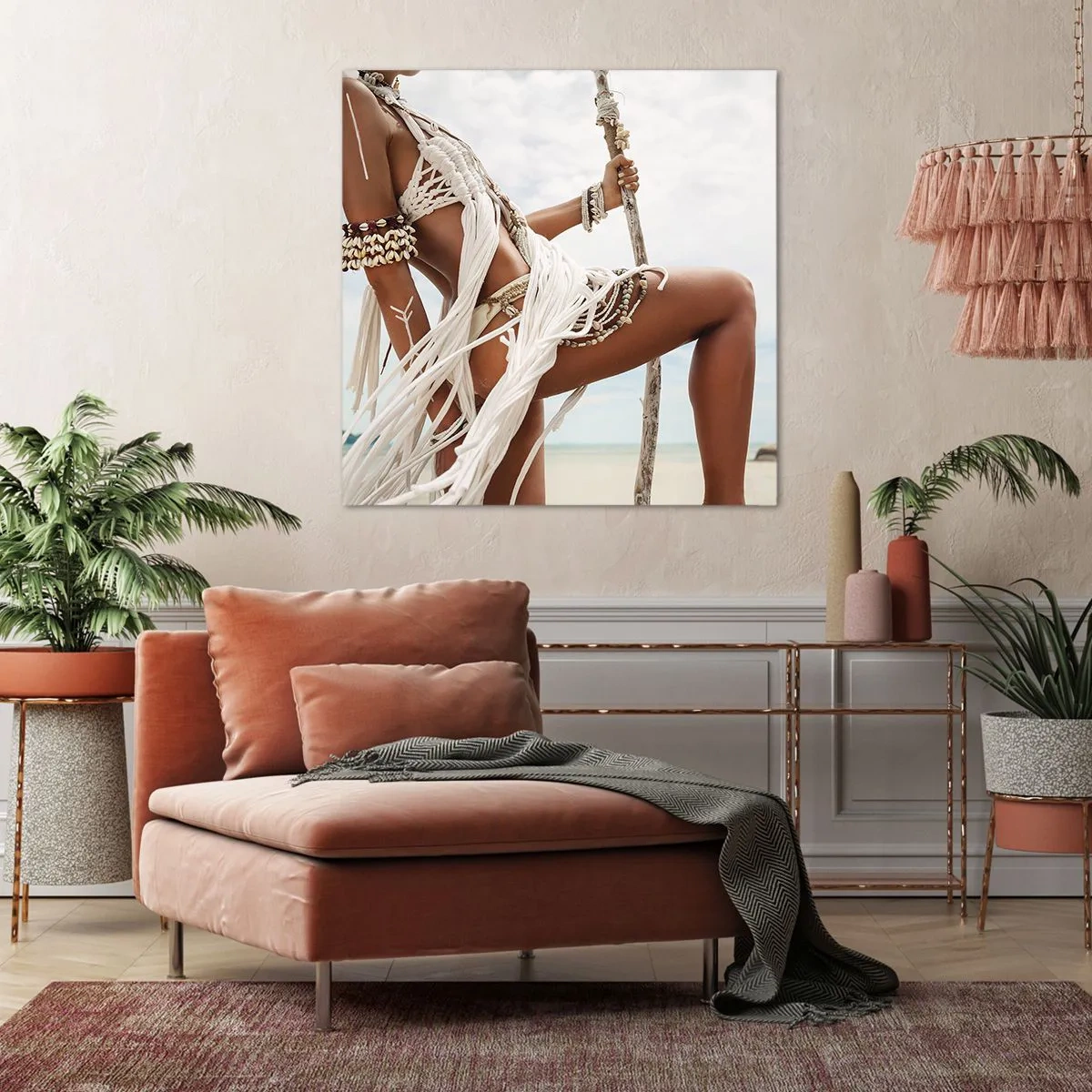 Quadro su tela - Stampe su Tela - La sacerdotessa del sole - 40x40 cm